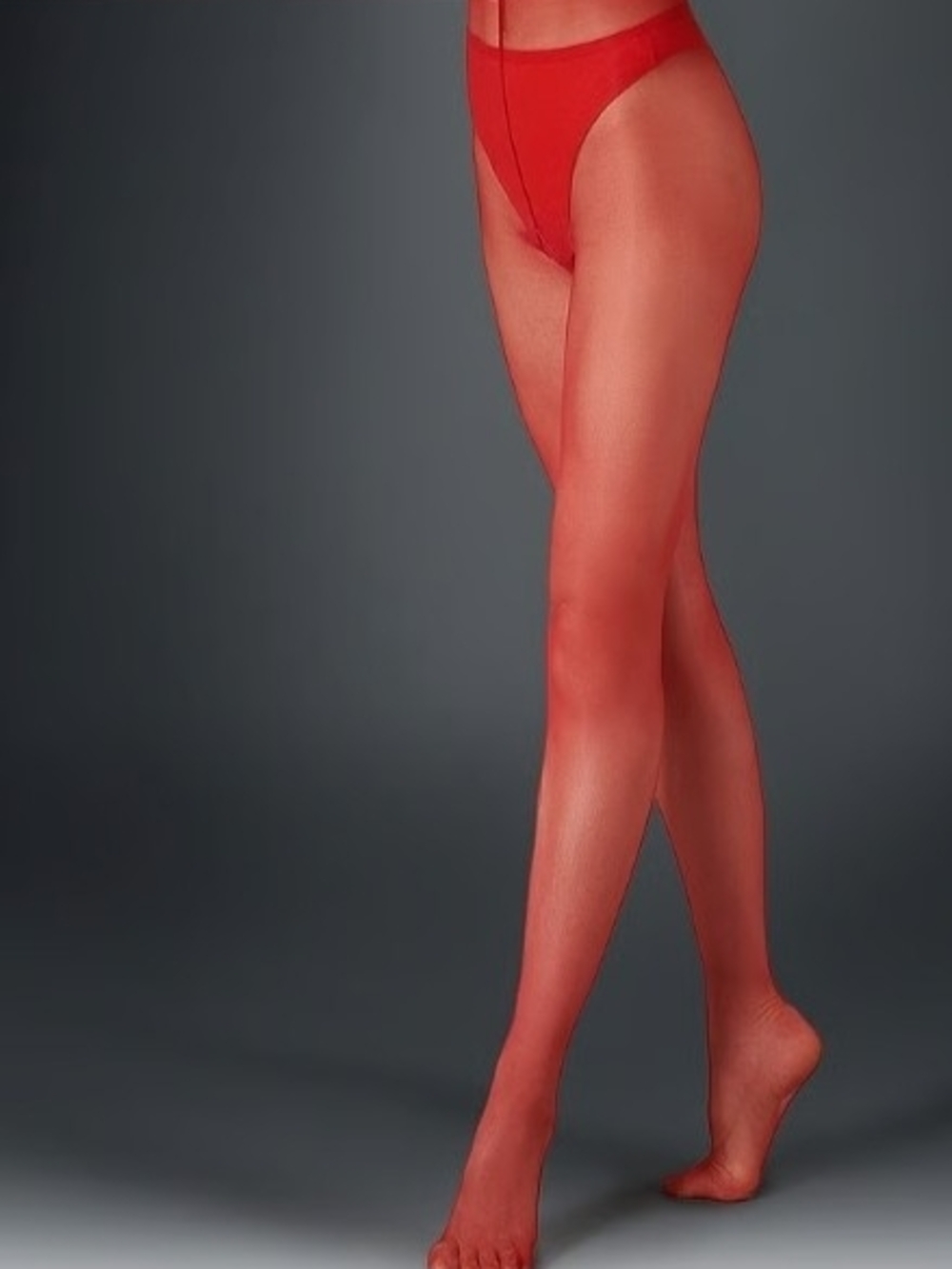 Bluebella Red Sheer Tights S/M From Victoria Secret - Picture 2 of 5